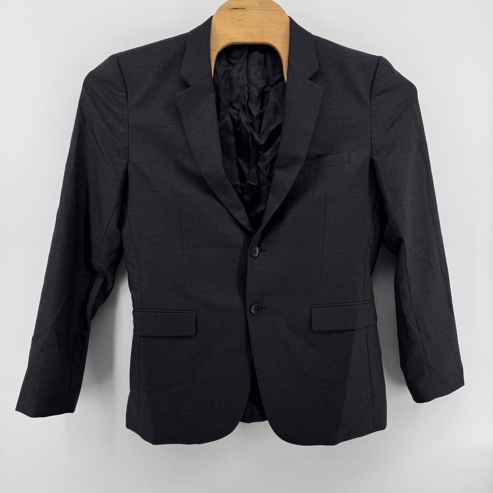 Theory XYLONP OSTRO Mens‎ Charcoal Grey Wool Blend Suit Jacket Blazer 42 Regular